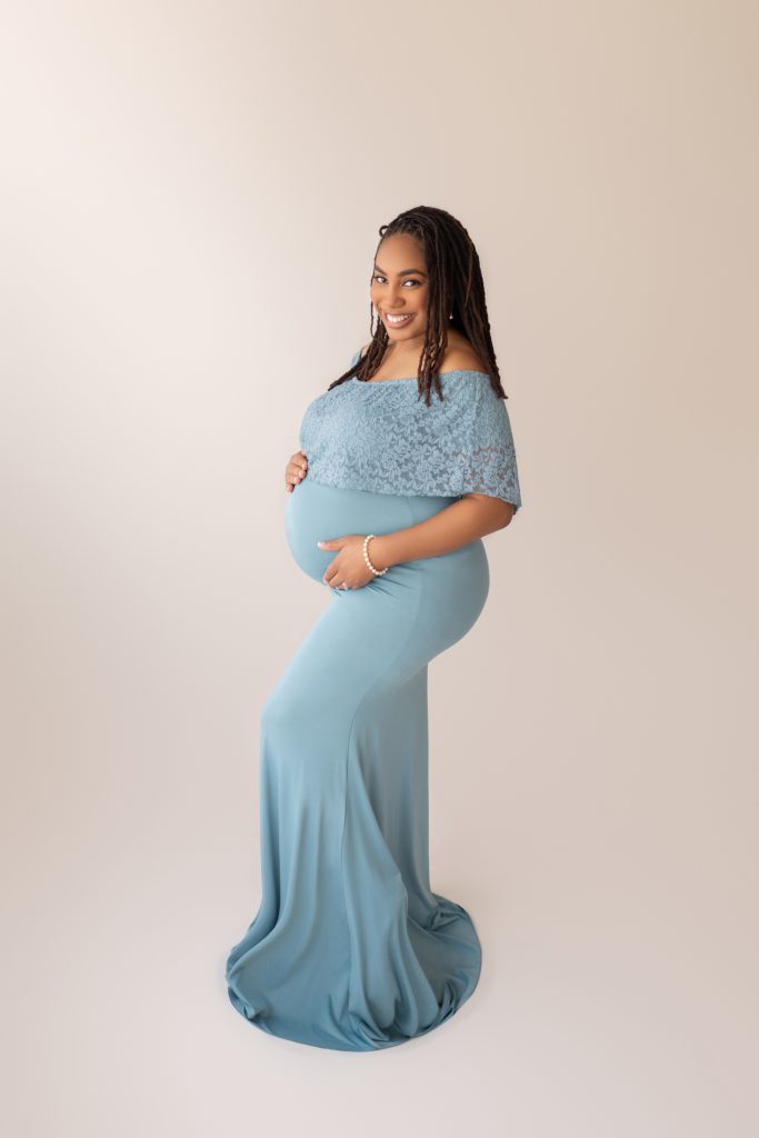 Fancy Gown Pregnancy Photos Andrea Sollenberger Studio Gainesville