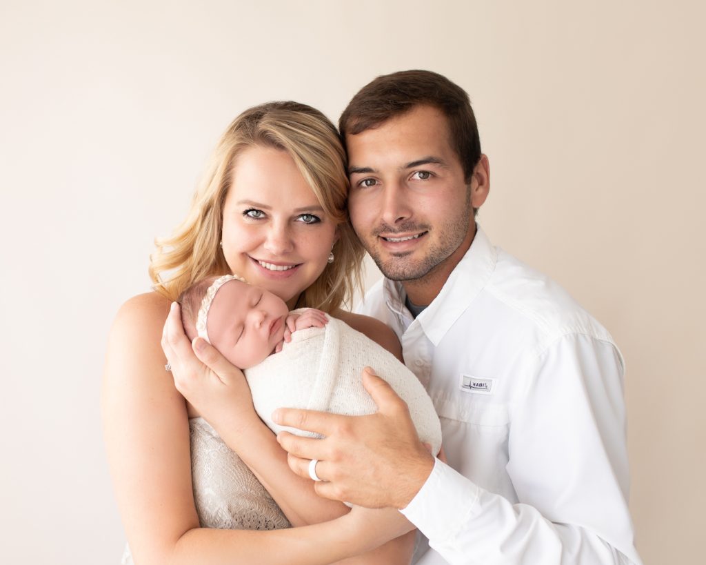 Newborn Baby With Mom & Dad Gainesville, FL