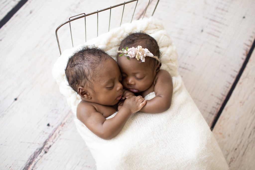 Twins Newborn and Sibling Photography Gainesville, Florida