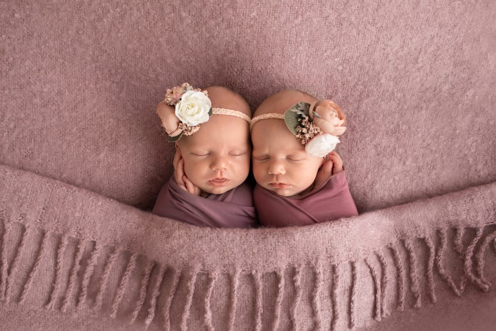 Twins Newborn Photo Session Gainesville Florida