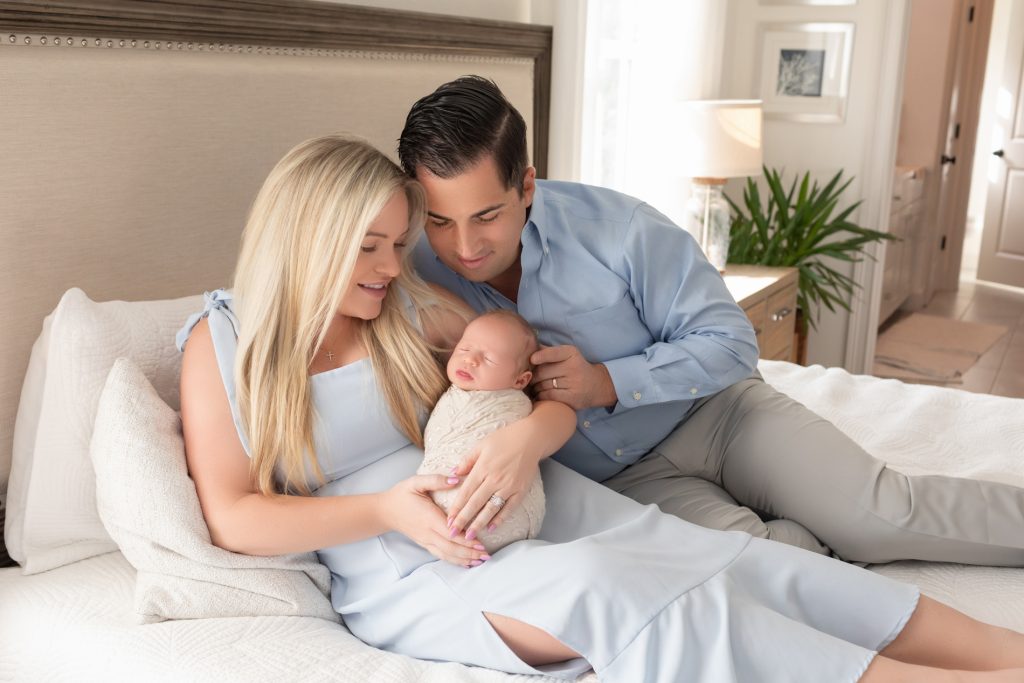 Newborn Baby With Mom & Dad Gainesville, FL